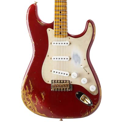 2014 Fender Custom Shop '54 Stratocaster Relic, Cimarron Red image 2