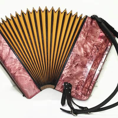 Rare Soldanella 5 Row Button Accordion, made in Switzerland, New Straps, Vintage Original Accordeone de Botones, Old Accordian Bajan, 2535 image 9