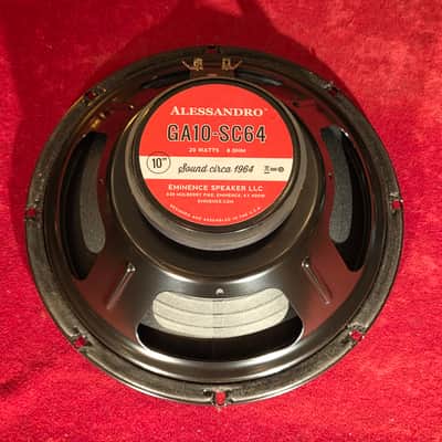Eminence Allessandro GA10-SC64 10" 20-Watt 8 Ohm Replacement Speaker w/ Original Box #1 image 2