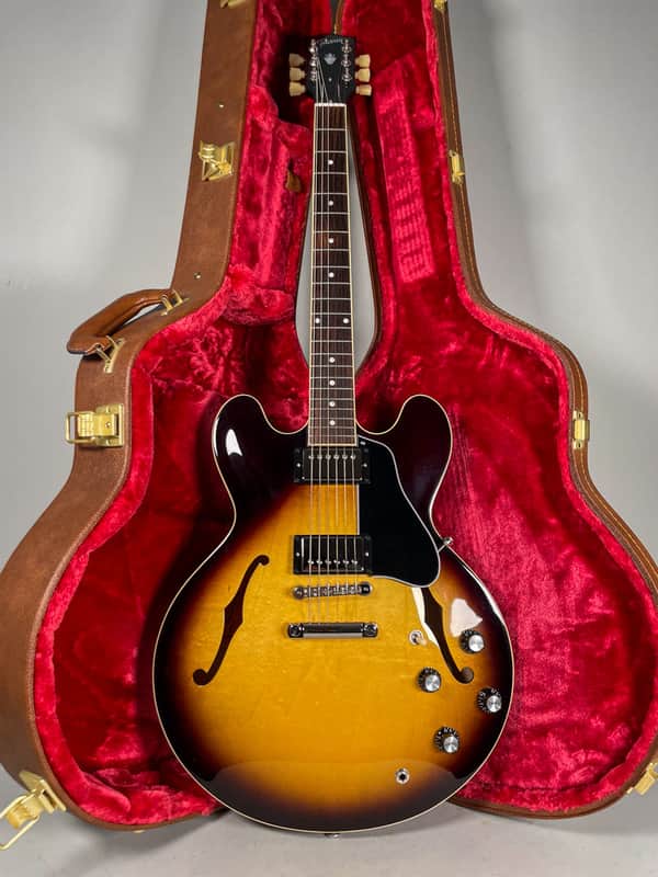 2022 Gibson ES-335 Sunburst Electric Guitar w/OHSC image 1