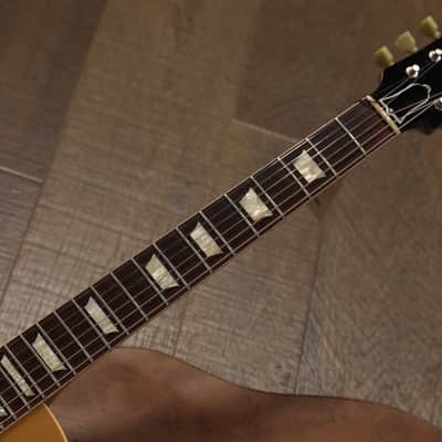 2012 Gibson Les Paul Custom Shop Standard 1957 Reissue Lefty Electric Guitar Gold + COA OHSC image 7