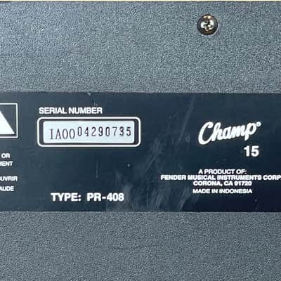 Squier Champ 15 Amp image 5