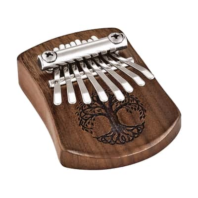 Meinl Sonic Energy Mini Kalimba, C Major, Tree of Life Design, Black Walnut image 2