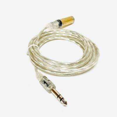 6ft Extension Transparent Silver Clear Dual Trigger Long Cable for Roland or Alesis Drum Pads Extender image 2