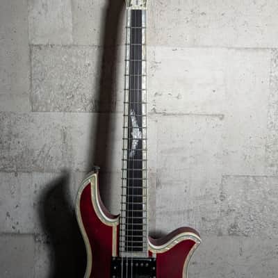 B.C. Rich Eagle DLX 00's Archtop See Thru Red image 3