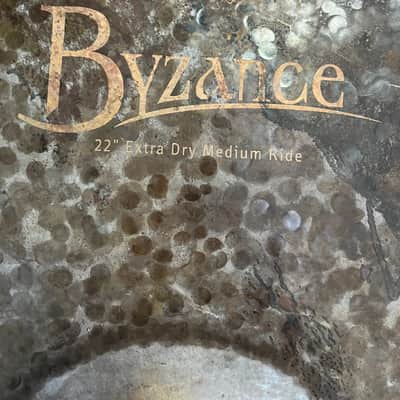 Meinl 22" Byzance Extra Dry Medium Ride 2007 - Present - Un-Lathed image 2