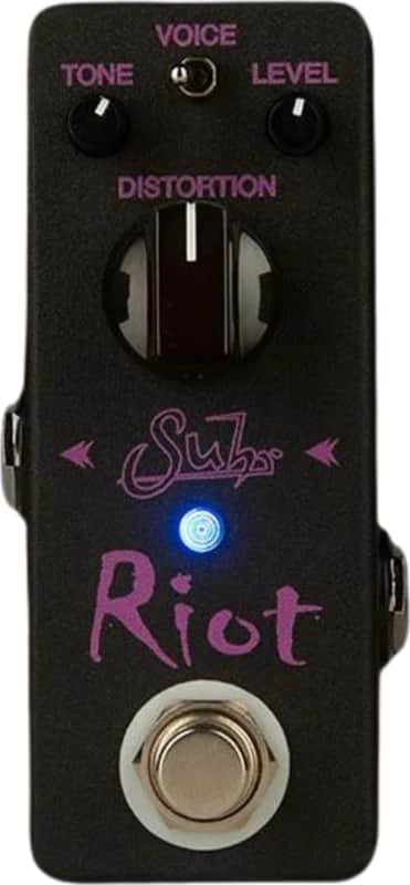 Suhr Riot Distortion Mini Effects Pedal, Black Edition image 1