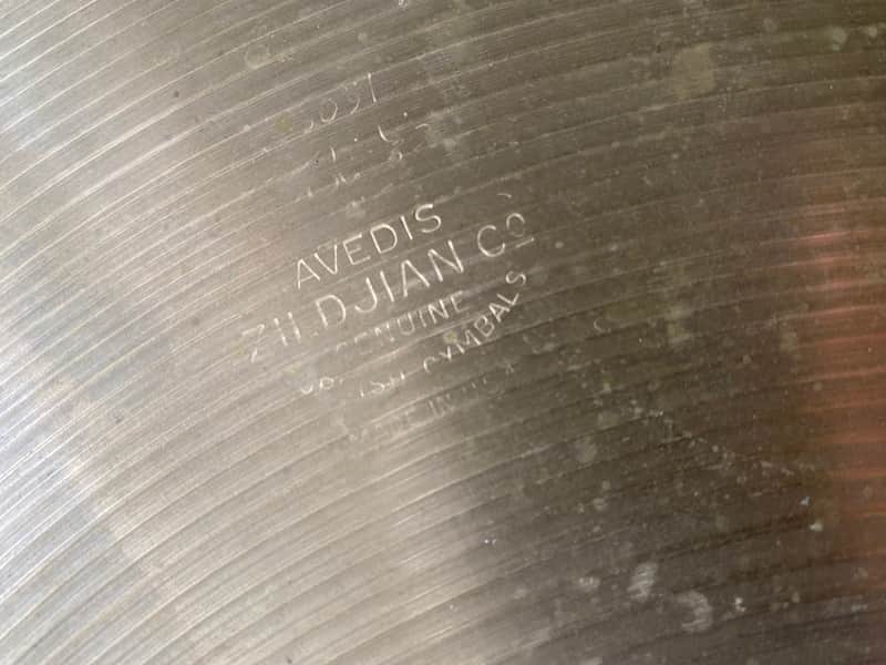 Zildjian 19" A. Zildjian '60s Stamp Ride Cymbal 1960s - Traditional image 1