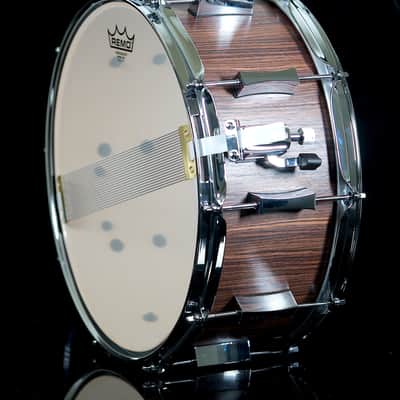 Pork Pie Percussion 6.5" x 14" 8-Ply Maple Snare Drum w/ Rosewood Veneer image 3
