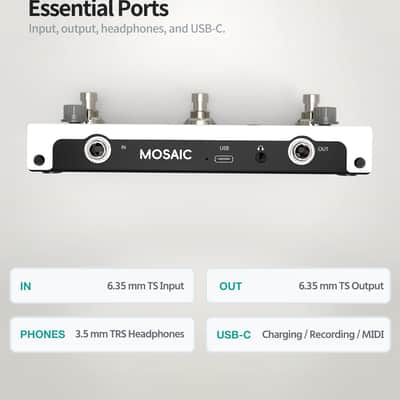 LIVTRA MOSAIC 3 Switchs Multi-Effects Pedal,price include the import duty for US buyer image 5