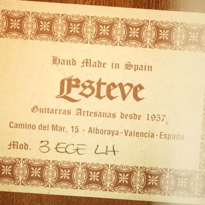 Esteve 3ECE Electro-Classical Guitar (Made in Spain) image 3