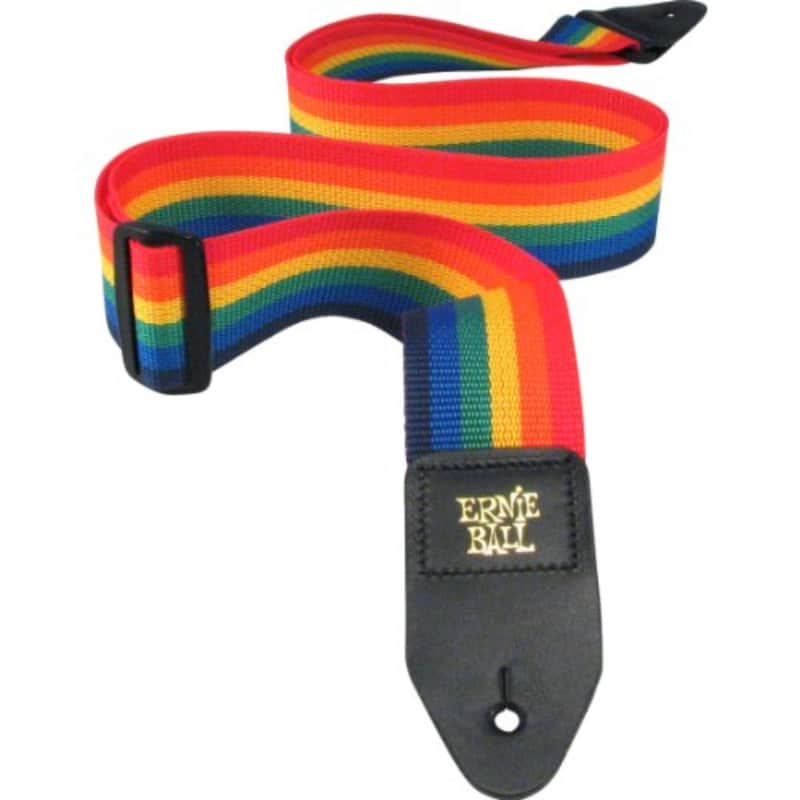 Ernie Ball Polypro Guitar Strap - Rainbow image 1