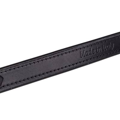 Hohner 44 In. x 3.5 In. All Leather Deluxe Accordion Straps X-Large w/Back Strap - Black (ACC23-XL-BLK-DX) image 4