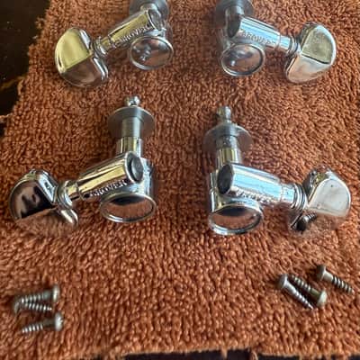 1976 Grover Rotomatic Tuners 3x3 Nickel image 1