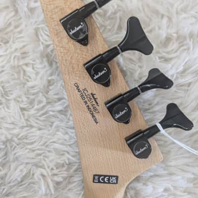Jackson David Ellefson Megadeth X Series 4 String Bass CBX IV Satin Black image 6