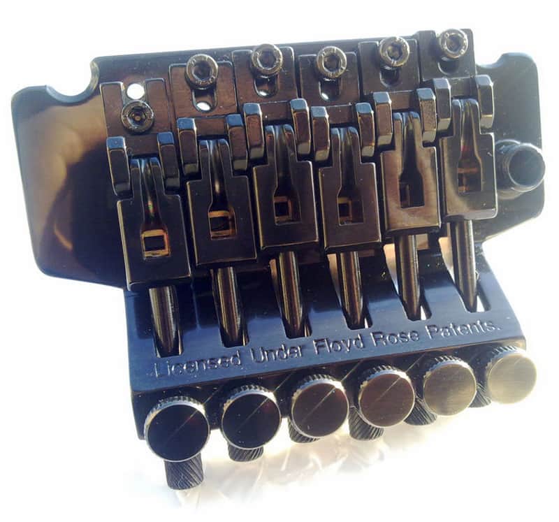 Floyd Rose Lic Tremolo Bridge Double Locking 42mm Black image 1