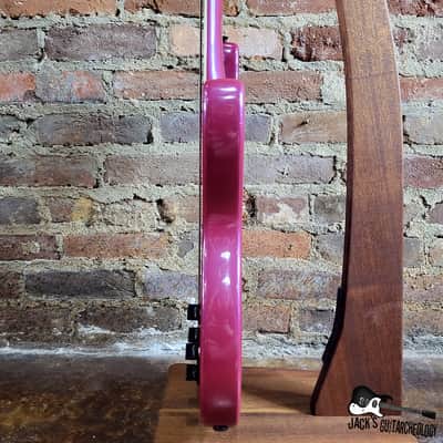 Kramer Spector Forum III Bass w/ OHSC (1980s, Magenta Metallic) image 12