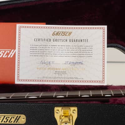 Gretsch G6118T Players Edition Anniversary Hollowbody Electric Guitar, Rosewood Fingerboard, Two-Tone Copper Metallic/Sahara Metallic image 17