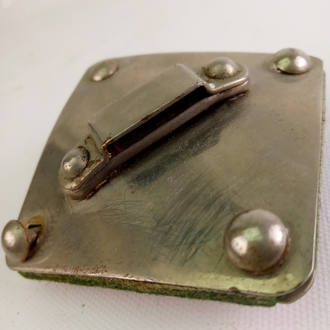 Gretsch Diamond Ride Tom Drum Shell Mount Bracket Nickel Vintage Broadkaster 50s — main photograph
