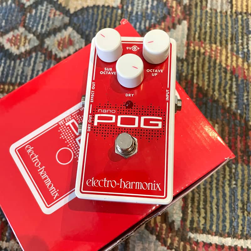 Electro-Harmonix Nano POG Polyphonic Octave Generator 2015 - Present - Red / White image 1