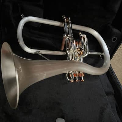 Carol Brass CFL-9990 Flugelhorn Euro Bell Satin & Combo Finishes "Angel Horn" image 5