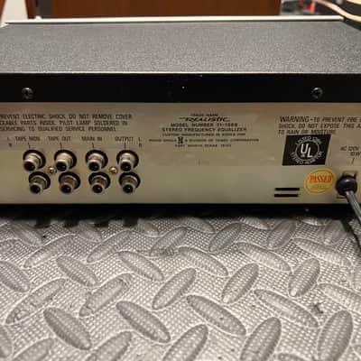 Realistic 31-1988 5-band Stereo Equalizer serviced image 5