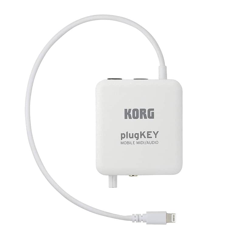 Immagine Korg PLUGKEY-WH Mobile MIDI/Audio Interface for iOS with Lightning - 2
