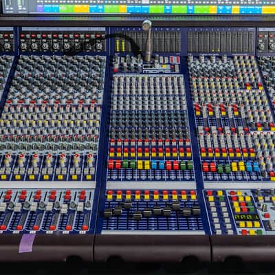 Midas Legend 3000 40 channel Console 1990's - with flight case and stand image 3