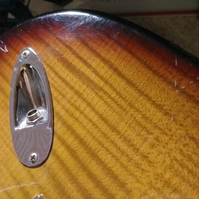 Austin Strat Style Guitar HSS - Sunburst - Flamed Maple Top/Back image 13