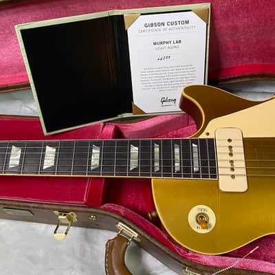 Immagine NEW! Gibson Custom 1956 Les Paul Standard Reissue Electric Guitar - All Gold, Light Aged 2026 Limited Edition Collection - Authorized Dealer - In-Stock! - 8.95bs - G07597 - 14