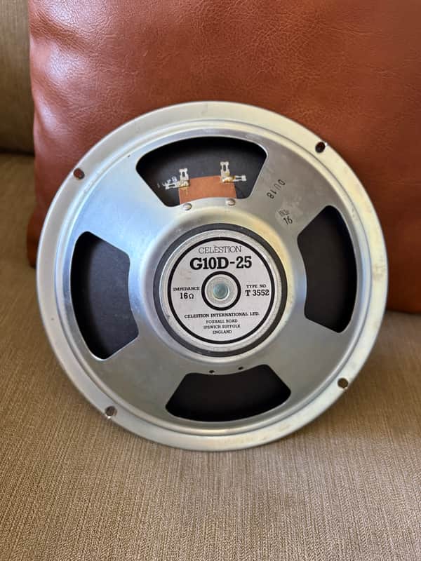 Celestion G10D-25 10” Made in England 1980s image 1