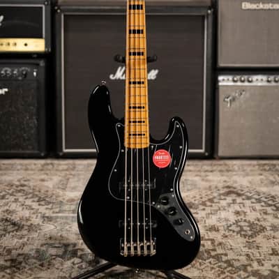 Squier Classic Vibe '70s Jazz Bass V - Black image 4