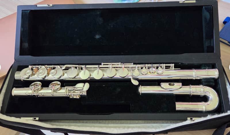 Pearl PFA201U Alto Flute with Curved Headjoint  - Silver image 1