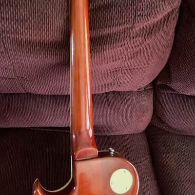 Austin Les Paul copy Gold top with hard shell case image 9