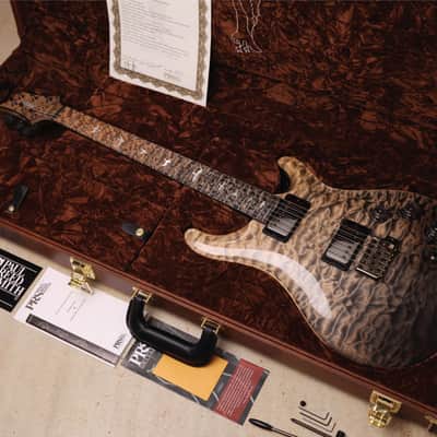 PRS RARE 2016 Private Stock DGT in Frostbite Fade w/Quilt Maple Top, Stained Quilt Maple Fretboard w/Ebony Binding, Flame Maple Neck, Swamp Ash Back with Matching Backplates, Black PRS Tremolo + Phase III Locking Tuners & MOP w/Paua Outline Bird Inlays image 3