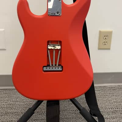 MIM Fender HSH Red Strat w/ Lambertones image 2