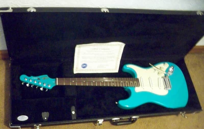 2004 G&L Legacy ( Stratocaster like ) Custom Order Belair Green Matching Headstock Painted Neck George Fullerton Leo Fender image 1
