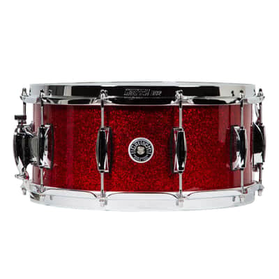 Gretsch 6.5x14 Brooklyn Series Alto Exclusive Snare Drum in Red Sparkle image 2