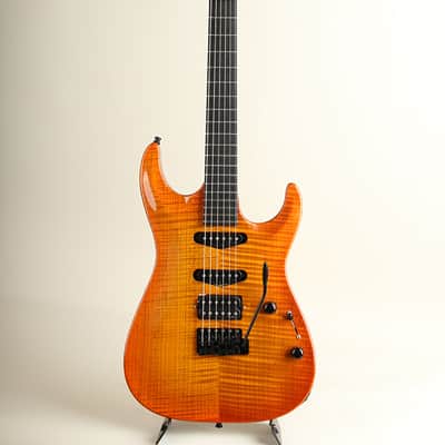 Marchione Carve Top Figured Maple S-S-H / Amber Burst 2018 image 2
