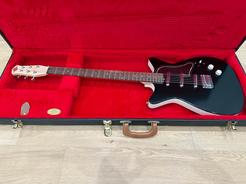 Jerry Jones Neptune Baritone Guitar | Black, 3 Pickups, Original Case! image 1