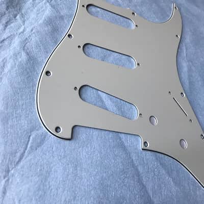 New 3 Ply Mint Green 11 Hole Modern-Style Strat s/s/s Fits Fender Guitar Pickguard image 5
