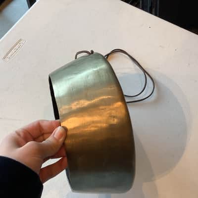 Anonymous Brass Hammered Gong 1960s 9” - #419 image 5