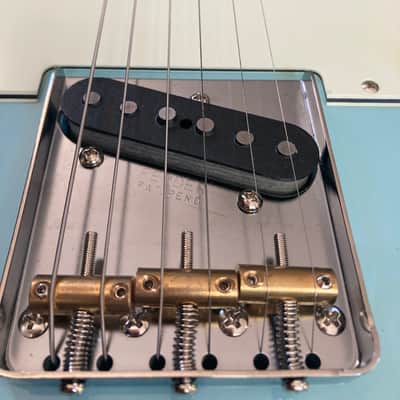 Fender Japan FSR Hybrid 60s Telecaster P90 Electric Guitar, Sonic Blue image 6