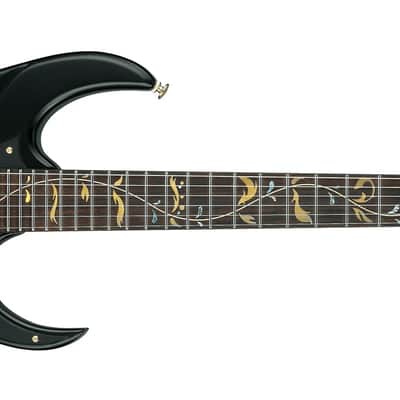 Ibanez PIA3761 Steve Vai Signature Electric Guitar - Onyx Black image 9