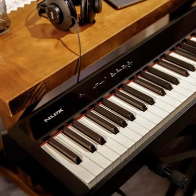 NuX NPK-10 88-Key Portable Digital Piano with Triple Sensor Hammer and Bluetooth, Black image 3