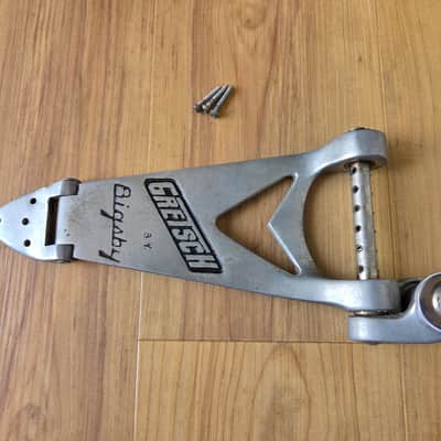 Vintage Early 1960's Gretsch B6 Bigsby Vibrato Tailpiece w/ Spring, Mounting Screws! image 3