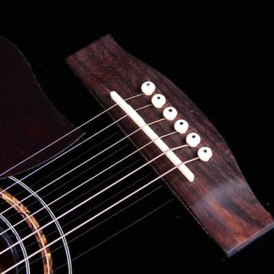 Barcelona Hancrafted Acoustic Guitar- Black Finish with Case image 4