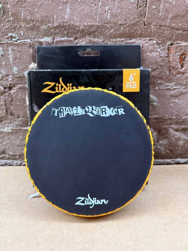 Zildjian Travis Barker 6" Dual-Sided Drum Practice Pad - Brand New image 1