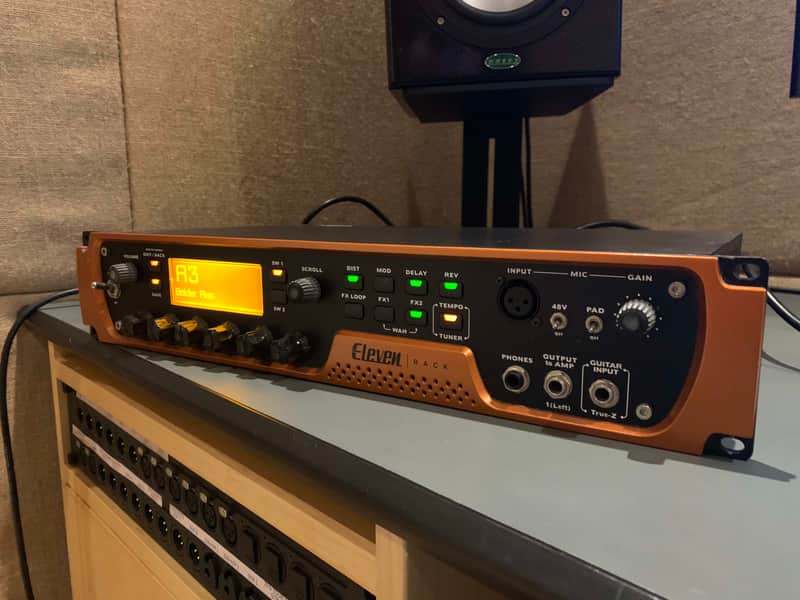 Avid Eleven Rack Guitar Multi-Effects Processor and Pro Tools