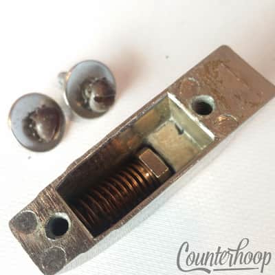 *Leedy 1x Beavertail Bass/Floor Tom Drum Lugs Elkhart,IN Nickel Vintage 40s/50s* - Mint / 6.95/24.95 image 3